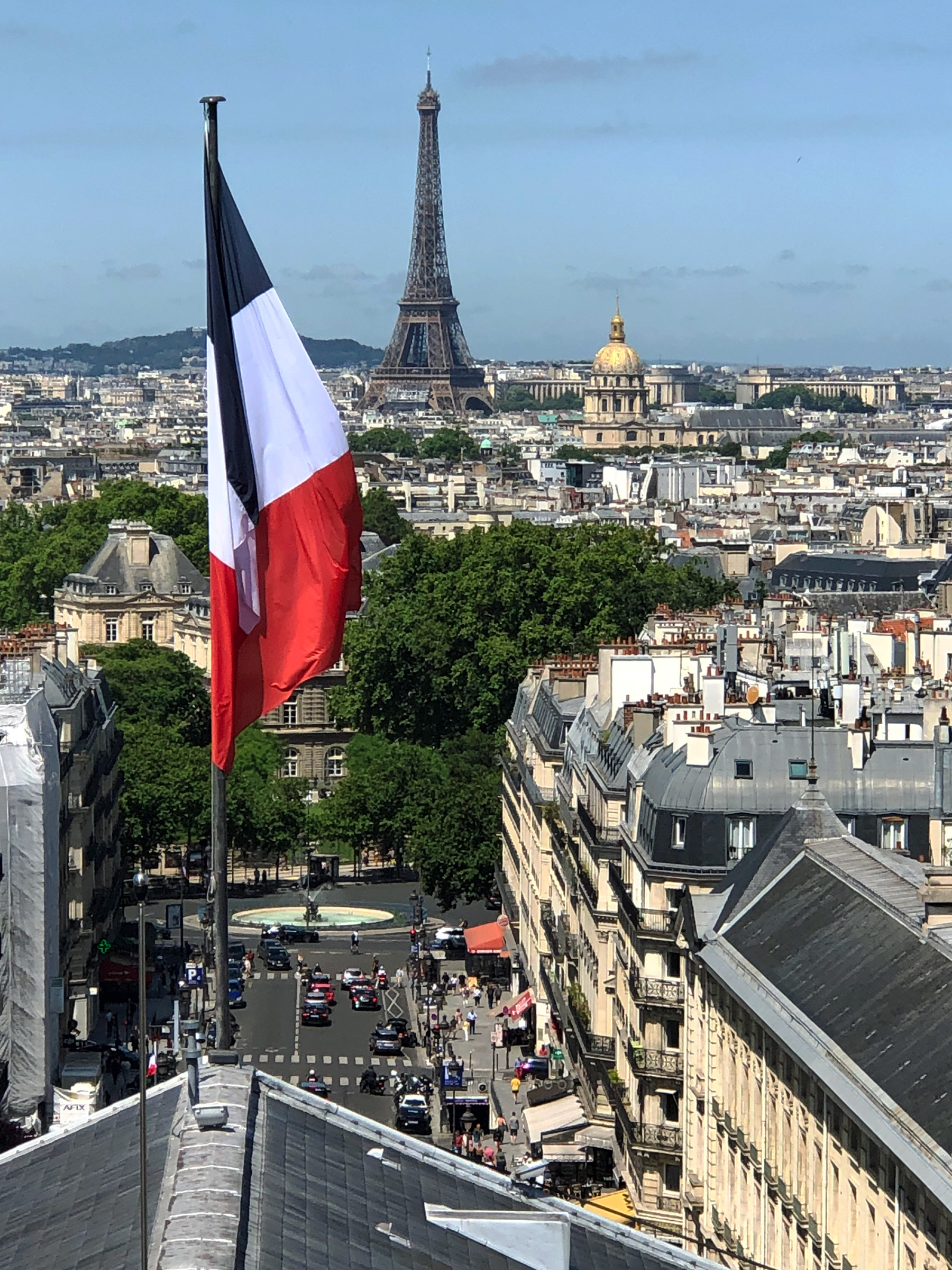 Depuis le Panthéon, Paris, juin 2022.