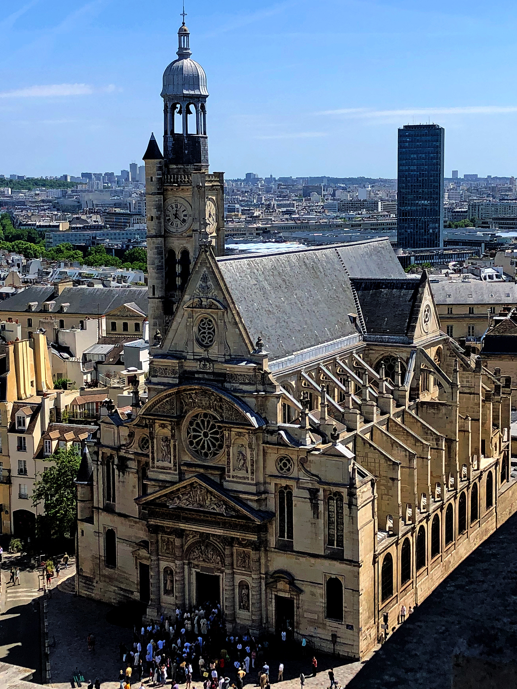 Eglise Saint-Étienne-du-Mont, Paris, juin 2022.