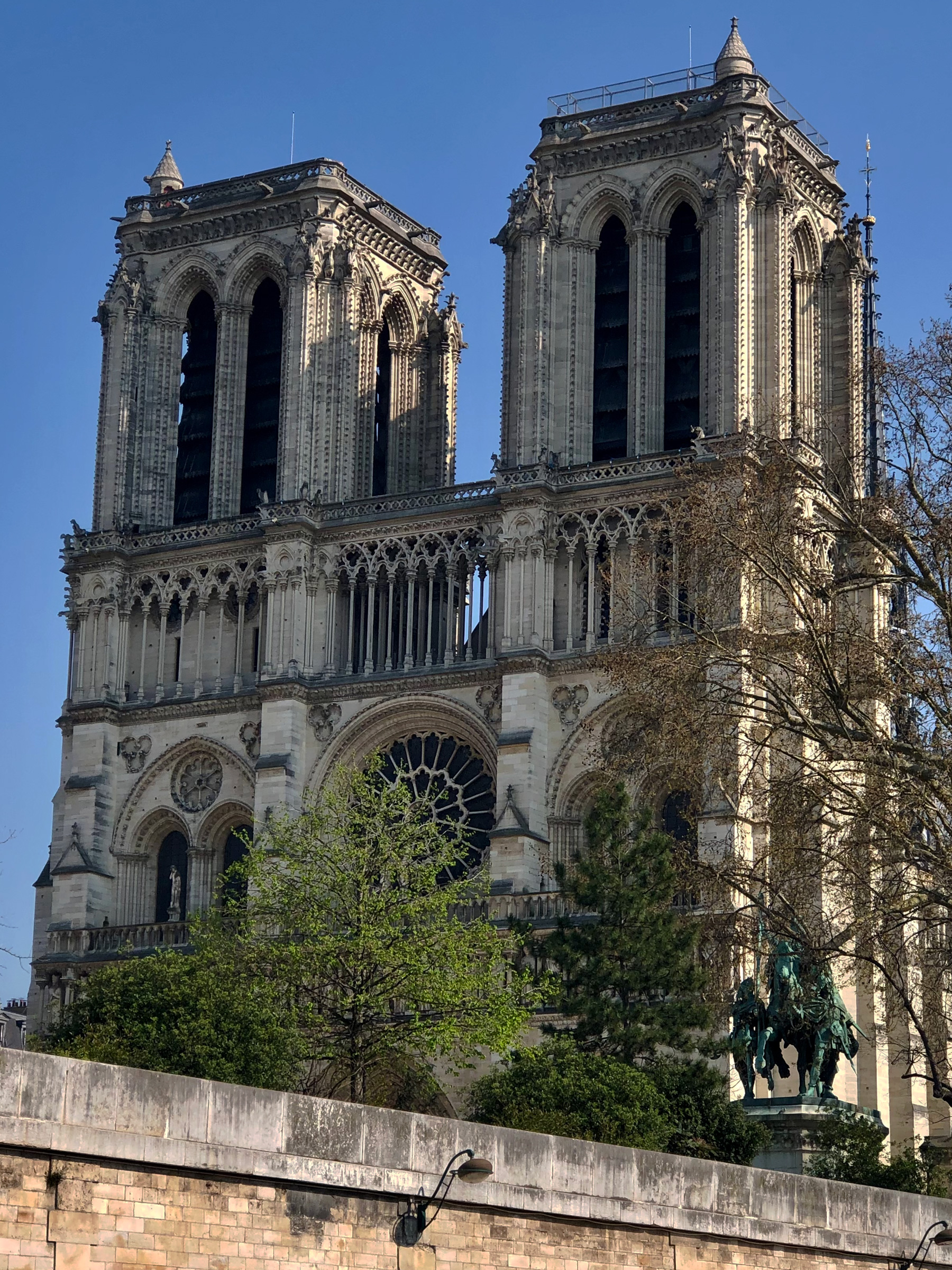 La cathédrale Notre-Dame de Paris, mars 2026.