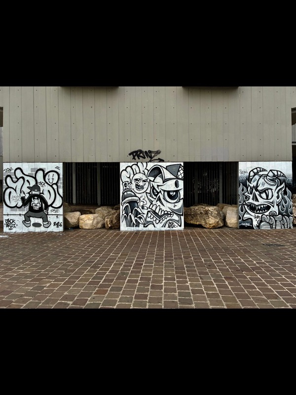 Œuvre de Jack Ardi - Port de la Gare, Paris.